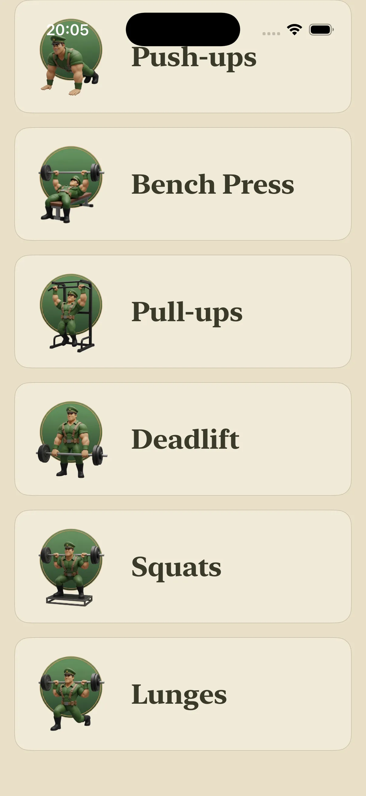 GymCaptain audio coaching interface